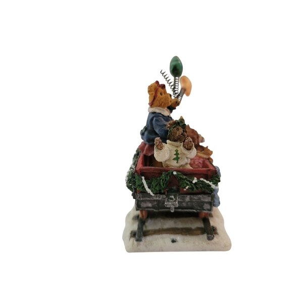 Boyds Bears Lil Cub Nursery Car Christmas Figurine - Picture 4 of 5